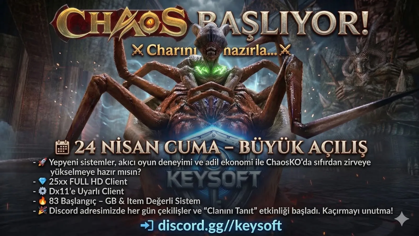 Chaosko sunucu banner