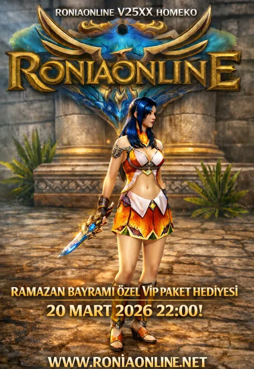 Roniaonline sunucu banner
